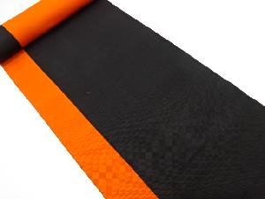 アンティーク　縞模様織り出し　八寸帯地反物